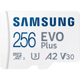 SAMSUNG Carte mémoire Micro SD EVO Plus - 256Go