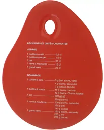ESSENTIEL-B Corne pâtisserie en silicone - Rouge