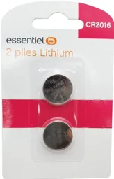 Pile spéciale ESSENTIELB CR 2016 2 piles