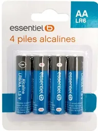 Pile ESSENTIELB LR06 AA POWERPLUS Lot de