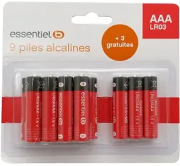 Pile ESSENTIELB LR03 AAA POWERPLUS x12