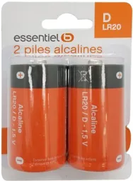 ESSENTIEL-B Pile D (LR20) X 2