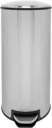 ESSENTIEL-B Poubelle ronde à pédale - 30 litres - Inox