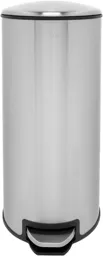 ESSENTIEL-B Poubelle ronde à pédale - 30 litres - Inox