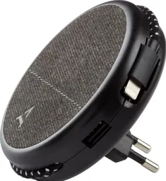 ADEQWAT Chargeur secteur Magnétique noir-cable lightning intégré