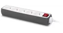 Multiprise ESSENTIELB Silicone Gris 5 X