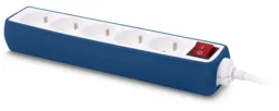 Multiprise ESSENTIELB Silicone Bleu 5 X