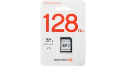 ESSENTIEL-B Carte SD SDXC 128 Go Performances