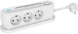 ESSENTIEL-B Multiprise 3 prises + 2 USB