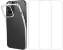 ESSENTIEL-B Pack Coque + 2x verre trempé pour iPhone 13 (Pro)