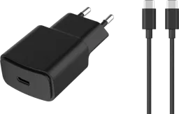 ESSENTIEL-B Chargeur secteur USB-C 20 W + Câble USB-C - 1m
