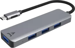 HUB ADEQWAT USB-C / 4 ports USB-A 3.0