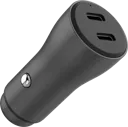 Chargeur Voitur ADEQWAT 60W 2x USB-C noi