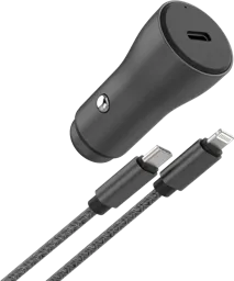 Chargeur Voitur ADEQWAT USB-C 30W + Câbl