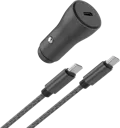 Chargeur Voitur ADEQWAT 30W USB-C + Cabl