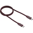 ADEQWAT Câble USB-C vers USB-C - 2m - Dark Red