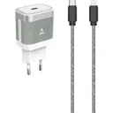 ADEQWAT Chargeur secteur 30W USB-C + Cable Lightning vers USB-C - 1m