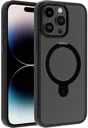 ADEQWAT Coque 2-en-1 MagSafe pour iPhone 15 Pro - Noir