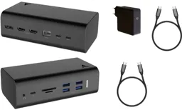 ADEQWAT Station d'accueil Hub USB-C 14-en-1
