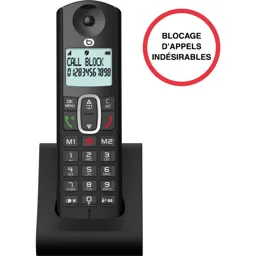 ESSENTIEL-B Téléphone sans fil Tribu solo V3 - Noir