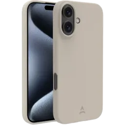 ESSENTIEL-B Coque en silicone magnétique pour iPhone 16 - Beige