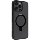 ADEQWAT Coque magnétique avec stand pour iPhone 16 Pro - Noir