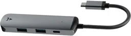 HUB ADEQWAT 4 en 1 USB C (USB-C USB-A  H