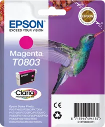 EPSON T0803 Magenta - Cartouche d'encre