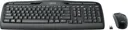 LOGITECH Clavier + Souris MK330 - Sans fil - AZERTY (BE) - Noir