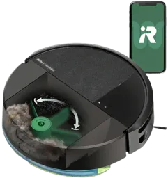 iROBOT Robot Aspirateur laveur 205 DustCompactor Combo - Noir
