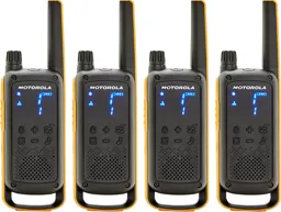 MOTOROLA Talkie-Walkie T82 Extreme Quadpack - 4 pièces