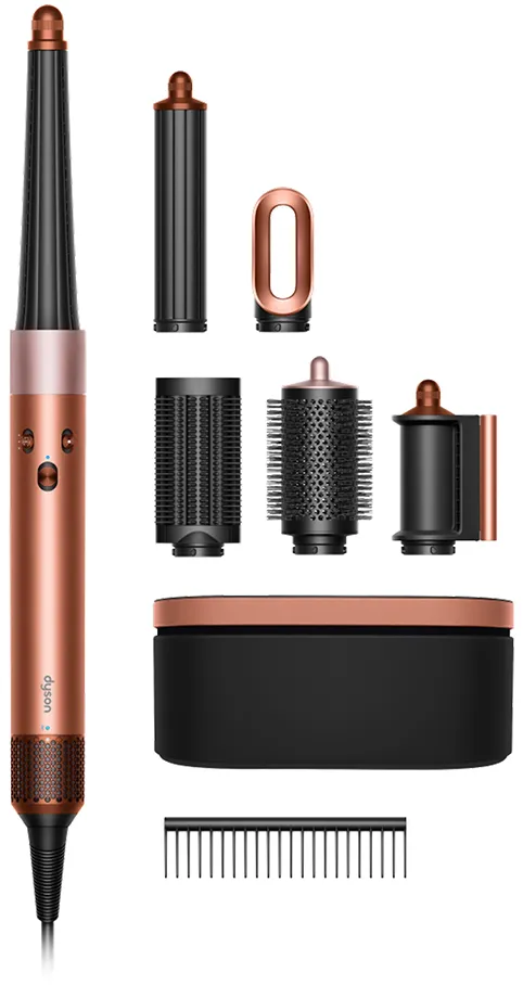 Dyson Airwrap i.d. - cheveux raides à ondulés - Amber Silk