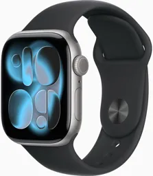 APPLE Watch Series 11 GPS - 42mm - Aluminium Grey - Black Sport Band - M/L