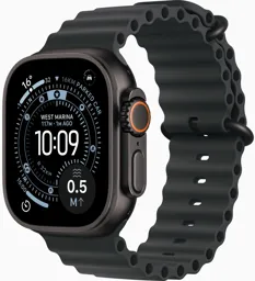 APPLE Watch Ultra 3 - 49mm - Titanium Black - Black Ocean Band