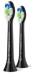 PHILIPS Tête de brosse à dents Sonicare Optimal White - 2 pièces - Noir