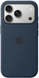 APPLE Coque en silicone MagSafe pour iPhone 17 Pro - Bleu