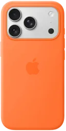 APPLE Coque en silicone MagSafe pour iPhone 17 Pro - Orange