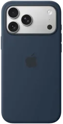 APPLE Coque en silicone MagSafe pour iPhone 17 Pro Max - Bleu