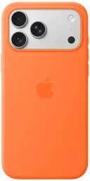 APPLE Coque en silicone MagSafe pour iPhone 17 Pro Max - Orange
