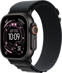 APPLE Watch Ultra 3 - 49mm - Titanium Black - Black Alpine Loop - M