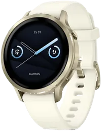 GARMIN Smartwatch Venu 4 - 41mm - Lunar Gold - Silicone ivoire