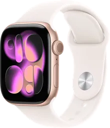 APPLE Watch Series 11 GPS - 42mm - Aluminium Rose Gold - Light Blush Sport Band - S/M