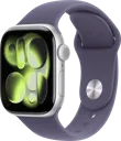 APPLE Watch Series 11 GPS - 42mm - Aluminium Silver - Purple Frog Sport Band - M/L