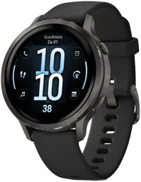 GARMIN Smartwatch Venu 4 - 41mm - Gray - Silicone noir
