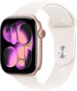 APPLE Watch Series 11 GPS - 46mm - Aluminium Rose Gold - Light Blush Sport Band - M/L