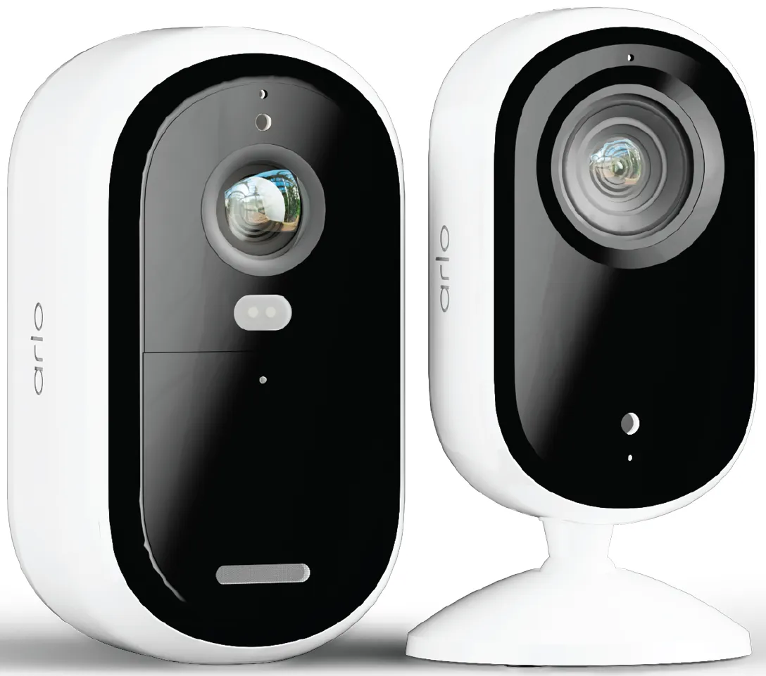 ARLO Caméra extérieur Essential 2K + Caméra intérieur Essential 2K
