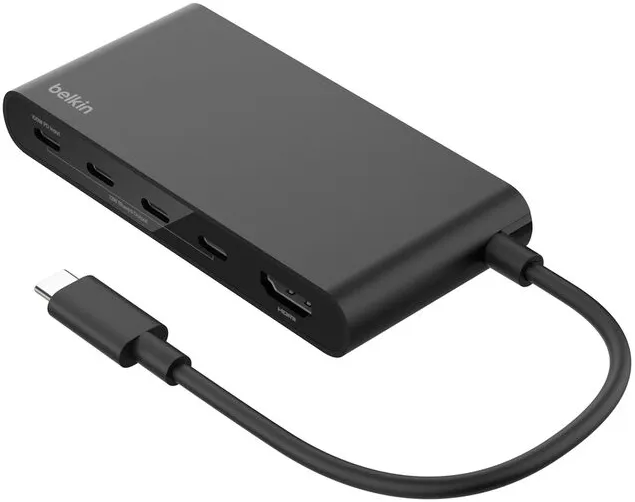 Belkin Hub Connect avec 5 ports USB-C et 1 port HDMI 4K - Noir